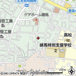 東京都練馬区土支田2丁目2-8周辺の地図