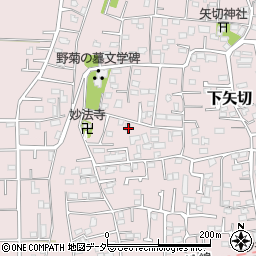 千葉県松戸市下矢切277周辺の地図