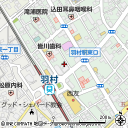 プラザイン羽村駐車場周辺の地図
