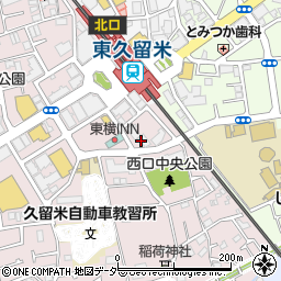 ＰＯＬＡベルート　東久留米駅前ショップ周辺の地図