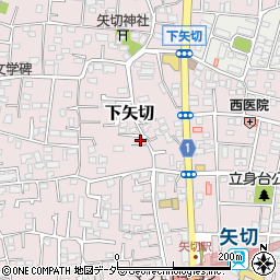 千葉県松戸市下矢切289周辺の地図
