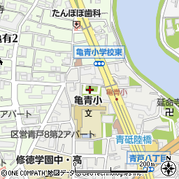 西青戸公園トイレ周辺の地図