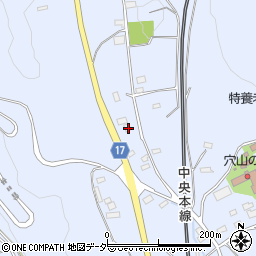 山梨県韮崎市穴山町5545-2周辺の地図