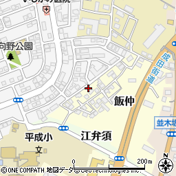 千葉県成田市飯仲1-56周辺の地図