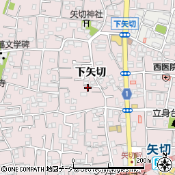 千葉県松戸市下矢切288周辺の地図