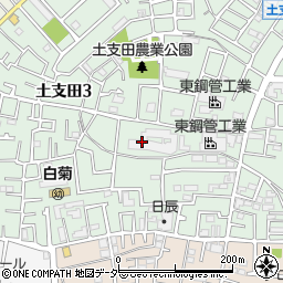 土支田創生苑　デイサービス周辺の地図