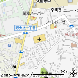 築地銀だこマルフジ東久留米店周辺の地図