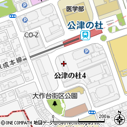 セブンイレブン成田公津の杜４丁目店周辺の地図