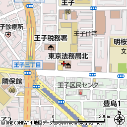 東京都北区王子6丁目2-1周辺の地図