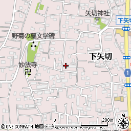 千葉県松戸市下矢切270周辺の地図