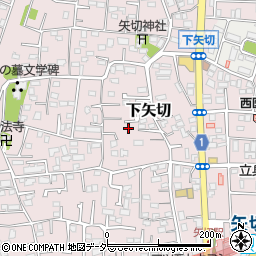 千葉県松戸市下矢切292周辺の地図