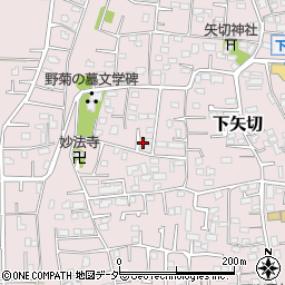 千葉県松戸市下矢切271周辺の地図