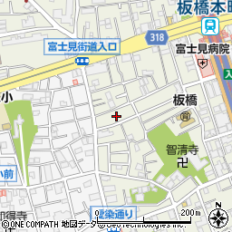 東京都板橋区大和町32周辺の地図