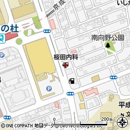 桜田内科周辺の地図
