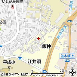 千葉県成田市飯仲1-44周辺の地図