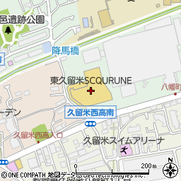 ユニクロ東久留米クルネ店周辺の地図