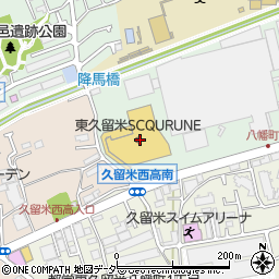 吉祥寺菊屋東久留米クルネ店周辺の地図