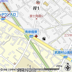 かつや 東京武蔵村山店周辺の地図