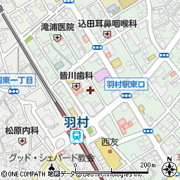 リパーク羽村駅前第２駐車場周辺の地図
