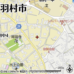東京都羽村市羽中3丁目16周辺の地図