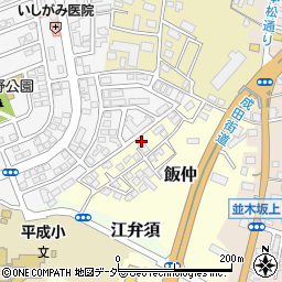 千葉県成田市飯仲1-55周辺の地図