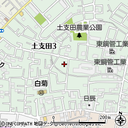 東京都練馬区土支田3丁目周辺の地図