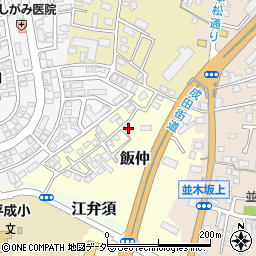 千葉県成田市飯仲1-37周辺の地図