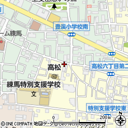 高松幼稚園西周辺の地図