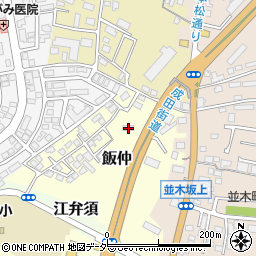 千葉県成田市飯仲1-7周辺の地図