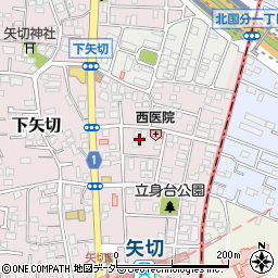 千葉県松戸市下矢切83周辺の地図