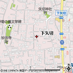 千葉県松戸市下矢切296周辺の地図
