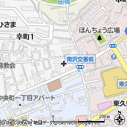 わらべ東久留米保育園周辺の地図