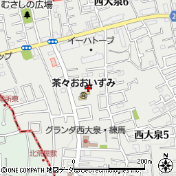 東京都練馬区西大泉5丁目30-18周辺の地図
