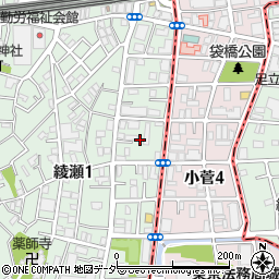 医療法人財団健和会 綾瀬訪問看護ステーション周辺の地図