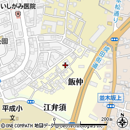 千葉県成田市飯仲1-32周辺の地図