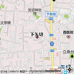 千葉県松戸市下矢切290周辺の地図