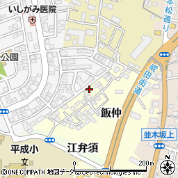 千葉県成田市飯仲1-54周辺の地図