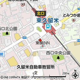 ファミリーマート東久留米本町一丁目店周辺の地図