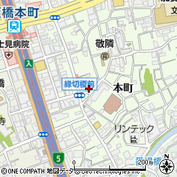 東京都板橋区本町18周辺の地図
