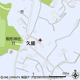 千葉県富里市久能542周辺の地図
