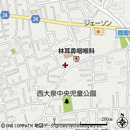 東京都練馬区西大泉5丁目3-7周辺の地図