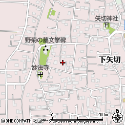 千葉県松戸市下矢切275周辺の地図