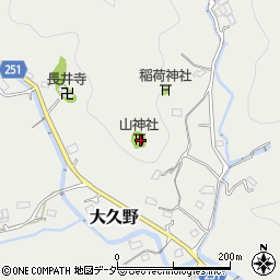 東京都西多摩郡日の出町大久野5784周辺の地図