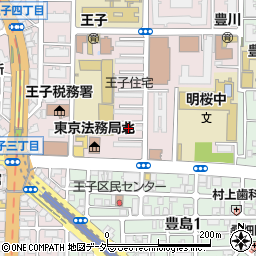 東京都北区王子6丁目2-2周辺の地図