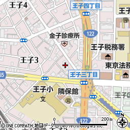 東京都北区王子3丁目11-10周辺の地図