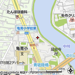 東京都葛飾区青戸8丁目27周辺の地図
