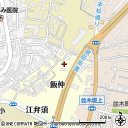 千葉県成田市飯仲1-89周辺の地図