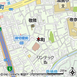 東京都板橋区本町21周辺の地図