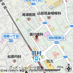 ＮＴＴル・パルク羽村駅前第１駐車場周辺の地図