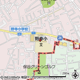 新座市立野寺小学校周辺の地図